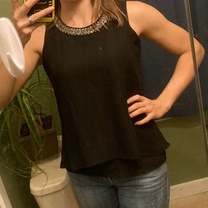 Flowy Black Tank